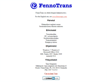 Tablet Screenshot of fennotrans.fi